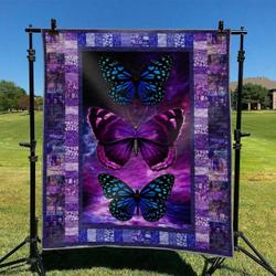 Butterfly Hur Quilt od and Home Decor