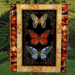 Butterfly Quilt Blanket Dhc02012018Td and Home Decor