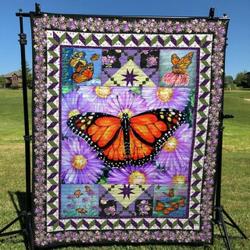 Butterfly Quilt Blanket Dhc13121497Vt and Home Decor