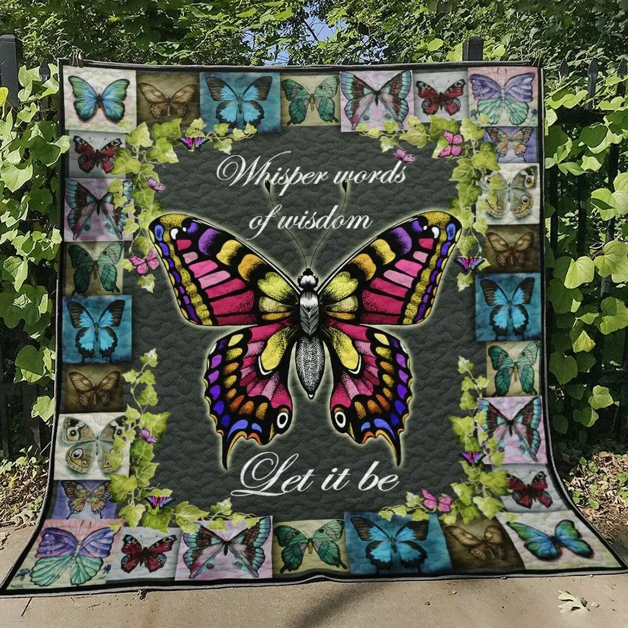 Butterfly Quilt Blanket Dhc13121520Vt and Home Decor