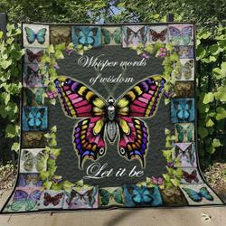 Butterfly Quilt Blanket Dhc13121520Vt and Home Decor