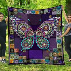 Butterfly Quilt Blanket Dhc13121521Vt and Home Decor