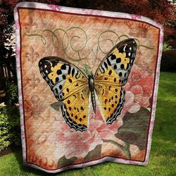 Butterfly Quilt Blanket Dth240702Hd and Home Decor