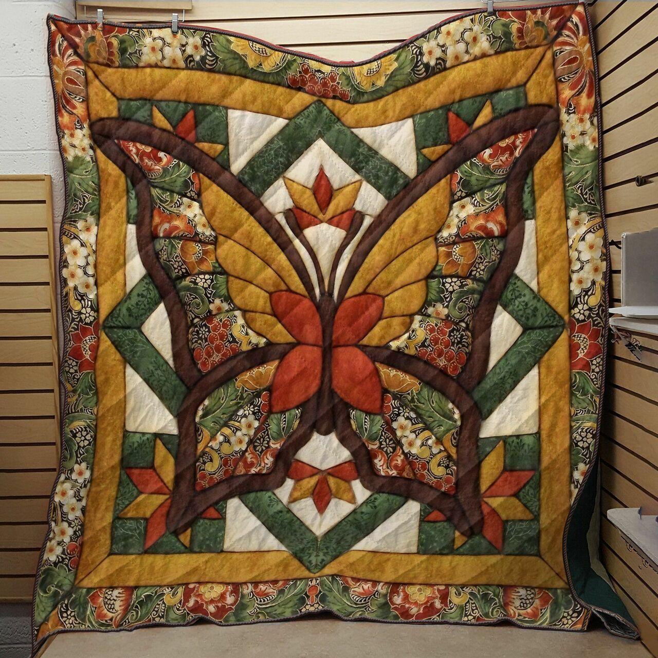 Butterfly So Cute Quilt Blanket Dhc09121870Dd and Home Decor