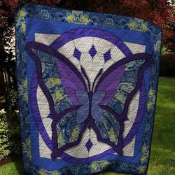 Butterfly Vb140501 Quilt Blanket and Home Decor