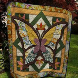 Butterfly Vb150501 Quilt Blanket and Home Decor