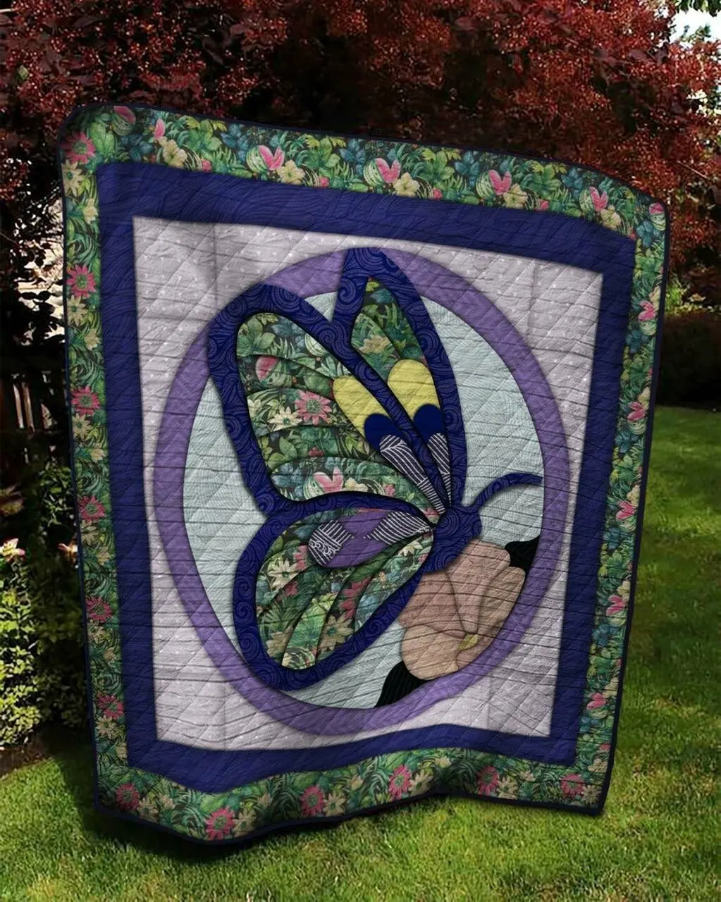 Butterfly Vb150502 Quilt Blanket and Home Decor