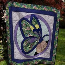 Butterfly Vb150502 Quilt Blanket and Home Decor