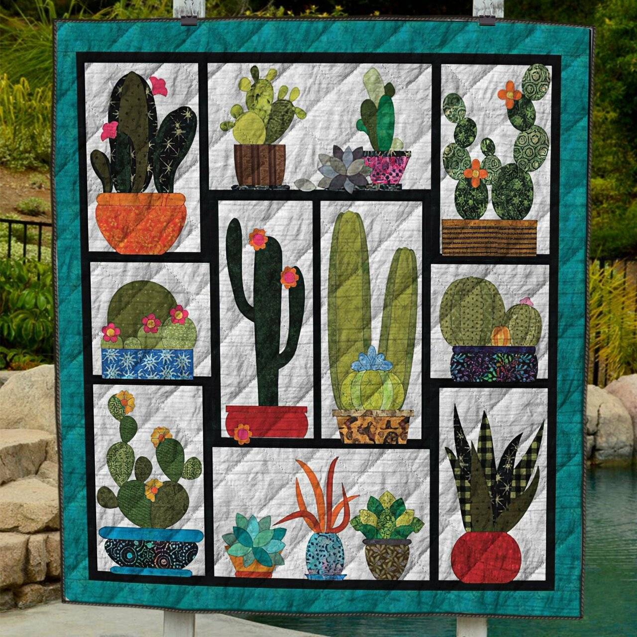 Cactus Dth171055Hd Quilt Blanket and Home Decor