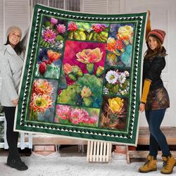 Cactus Quilt Blanket Dhc09121601Dd and Home Decor