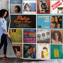 Caetano Veloso Complications Quilt Blanket Ver 14 and Home Decor