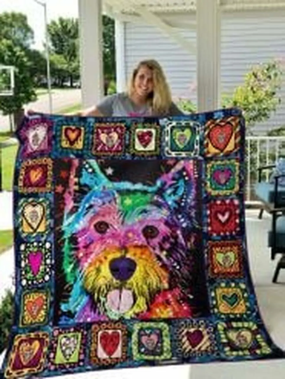 Cairn Terrier Quilt Blanket Lukq5A Dhc0301798Dd and Home Decor