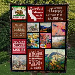 California Cl14100045Mdq Quilt Blanket and Home Decor