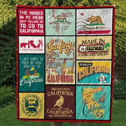 California Cl14100047Mdq Quilt Blanket and Home Decor