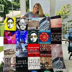 Calvin Harris Quilt Blanket and Home Decor
