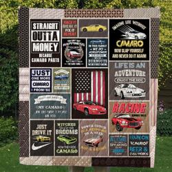 Camaro Quilt Blanket      and Home Decor