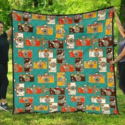 Camera Cl12100108Mdq Quilt Blanket and Home Decor