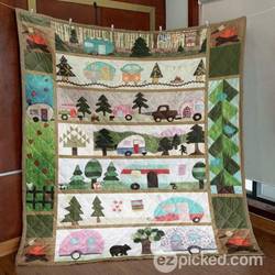 Camp With Me Quilt Blanket Qq26  Quilt and Home Decor