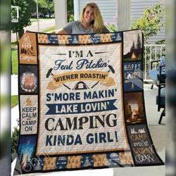 Camping Awesome E Quilt Derqfe and Home Decor