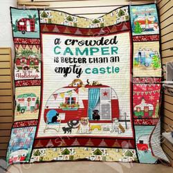 Camping Christmas Hur Quilt Cysirx and Home Decor