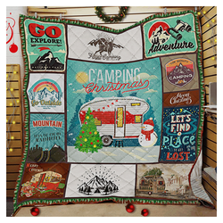 Camping Christmas Warm Quilt Blanket Dhc09121845Dd and Home Decor