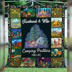 Camping Clp270624 Quilt Blanket and Home Decor