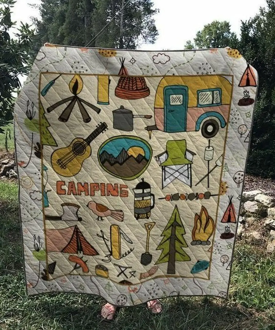 Camping Hur Quilt wv and Home Decor