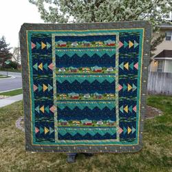 Camping HVT1708013 Quilt Blanket Sleepy and Home Decor