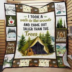 Camping In To The Wood Quilt Blanket ABC06011270 and Home Decor
