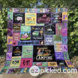 Camping Partners For Life Quilt Blanket Lu88  Quilt and Home Decor