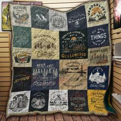 Camping Peace For Ler Quilt Blanket Dhc09121904Dd and Home Decor