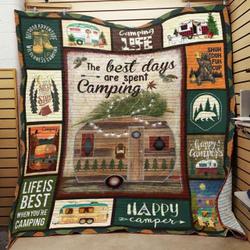Camping Quilt Blanket ABC07111213 and Home Decor
