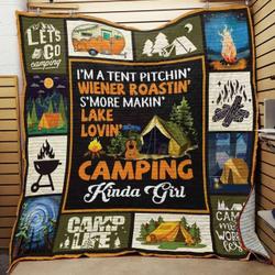 Camping Quilt Blanket ABC07111220 and Home Decor