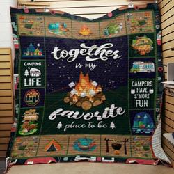 Camping Quilt Blanket ABC07113431 and Home Decor