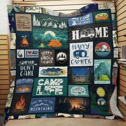 Camping Quilt Blanket ABC07114017 and Home Decor