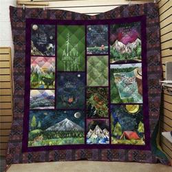 Camping Quilt Blanket ABC301109 and Home Decor