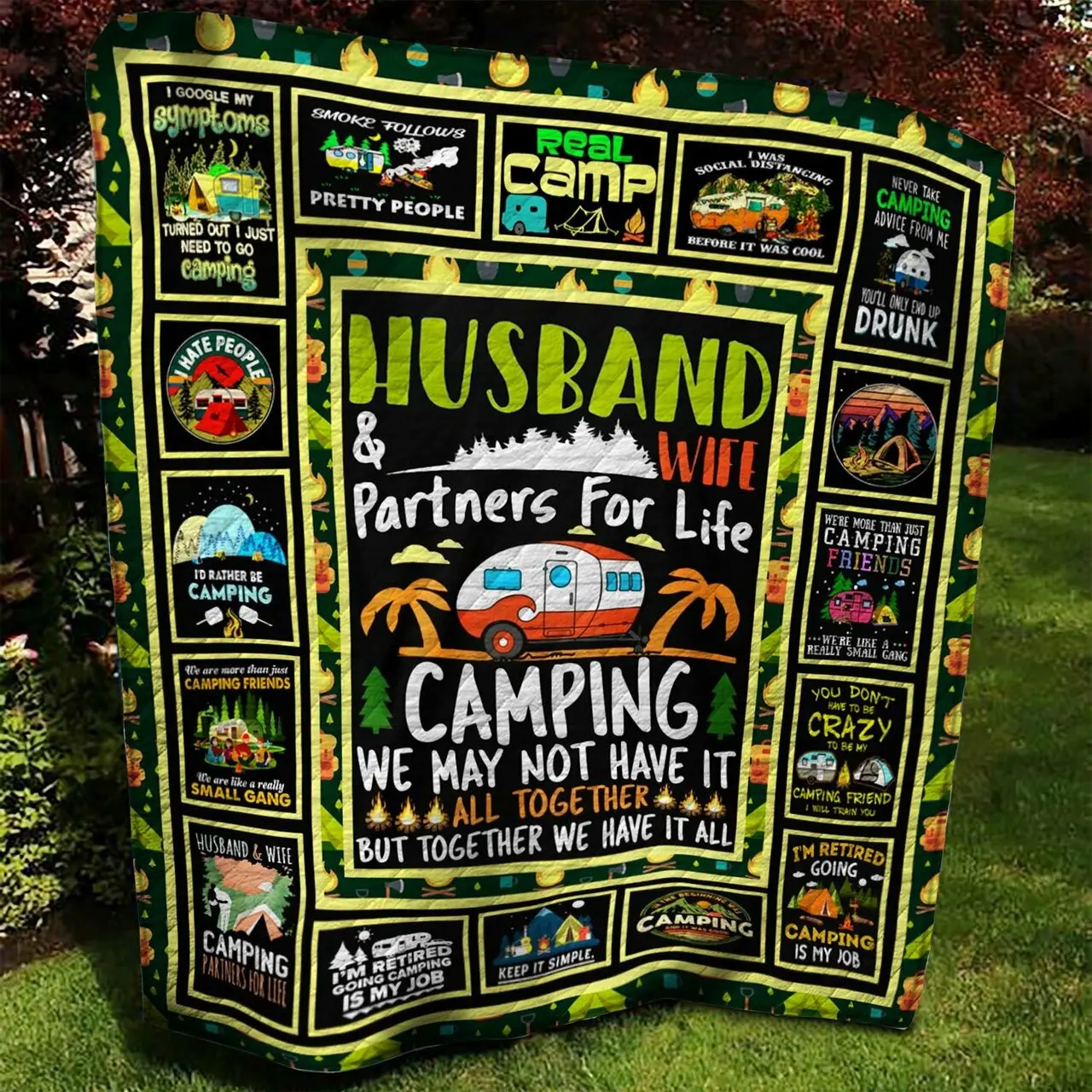 Camping Quilt Blanket Bbb270704Mh and Home Decor