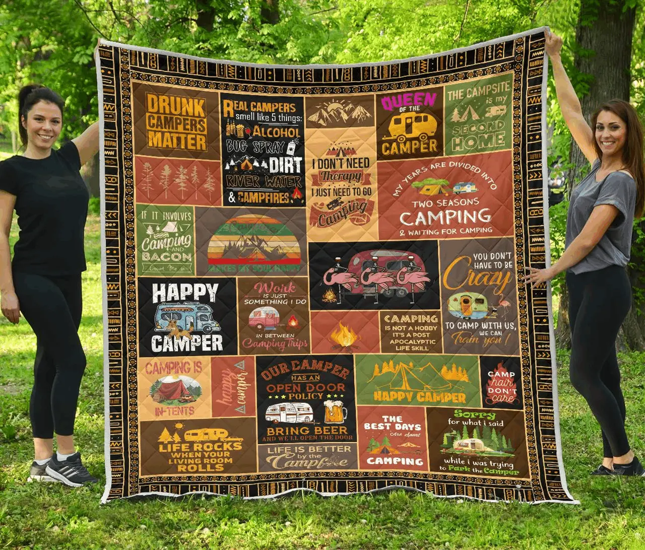 Camping Quilt Blanket Dhc1301491Vt and Home Decor