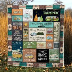 Camping Quilt Blanket Ver 13  Quilt and Home Decor