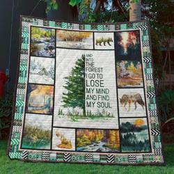 Camping Quilt Blanket Ver 17  Quilt and Home Decor