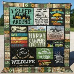 Camping Quilt Blanket Ver 2  Quilt and Home Decor