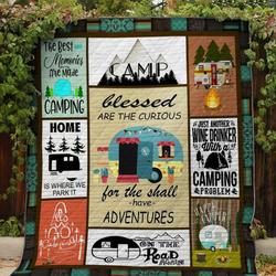 Camping Quilt Blanket Ver 20  Quilt and Home Decor