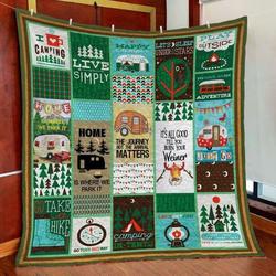 Camping Quilt Blanket Ver 5  Quilt and Home Decor