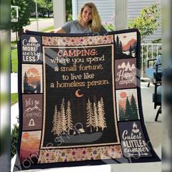 Camping Sd O Quilt Si and Home Decor