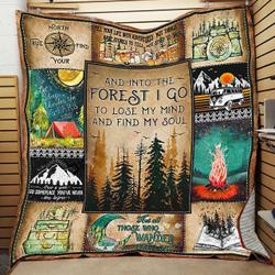 Camping Sleep Under The Stars Quilt Blanket ABC07112741 and Home Decor