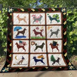 Canaan Dog Tl310512 Quilt Blanket and Home Decor