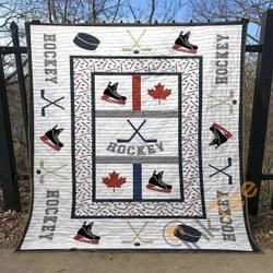 Canada Hockey Blanket TH0207 Quilt and Home Decor