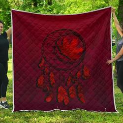 Canada Maple Leaf Dreamcatcher Quilt A02 Quilt  Quilt and Home Decor