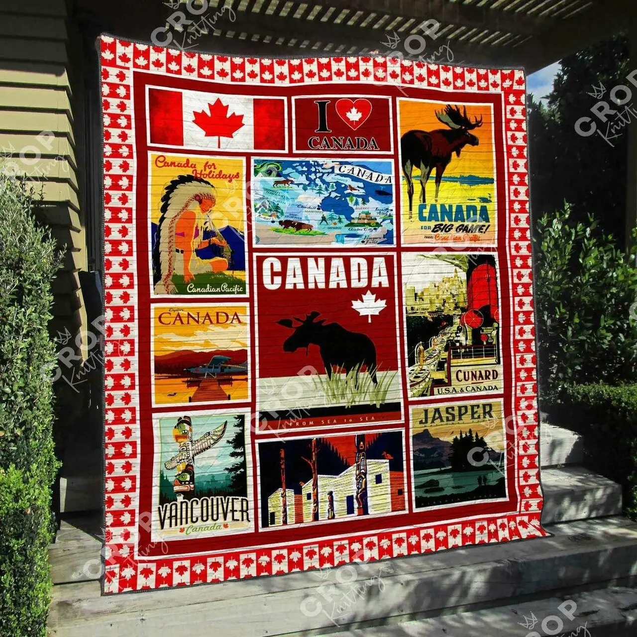 Canada Na290625B Tbg Quilt Blanket and Home Decor