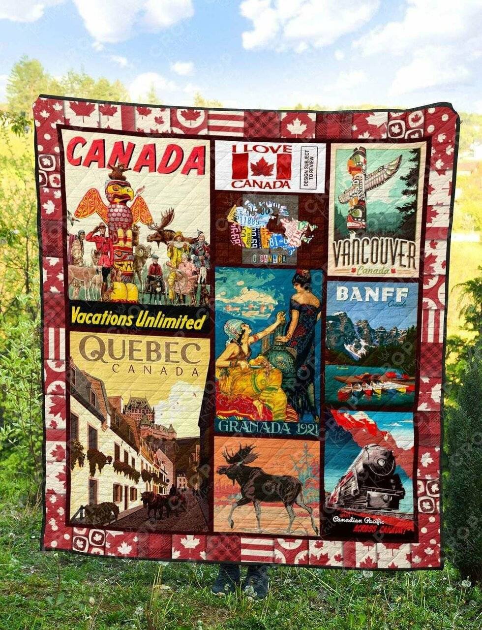 Canada Ng010704B Tbg Quilt Blanket and Home Decor